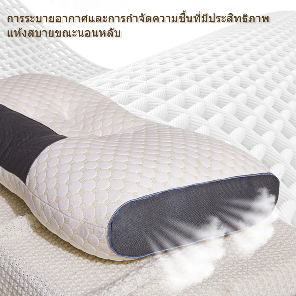 Neck Massage Pillow Orthopedic Cervical Neck Support Pillow Household SPA Relax Neck Pillow Travel Help Improve Sleep Quality