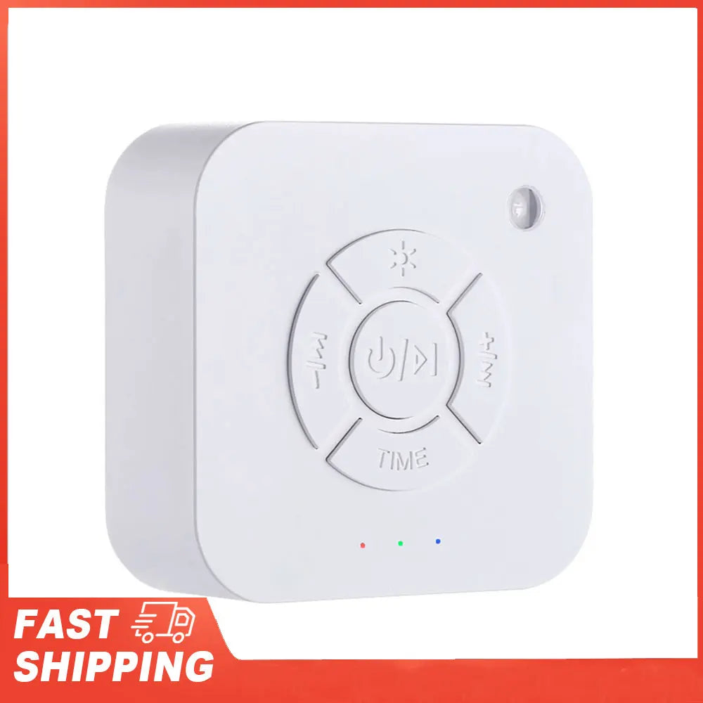 9 Soothing Sounds White Noise Sound Machine Sleep Soother With Breathing Light Timer Type-C Charging For Baby Home Office Travel