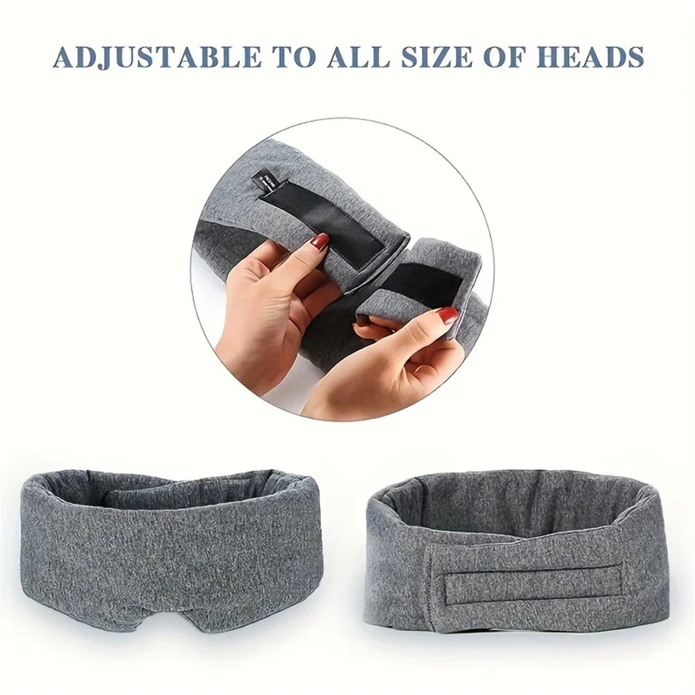 1pcs Sleeping Mask Breathable and Pressure-reducing Soft Portable Travel Mask Lunch Break Eye Cover