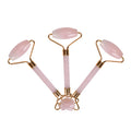 Hot Selling Pink Jade Roller for Wrinkle Reduction Massager Natural Reduce Stress Set