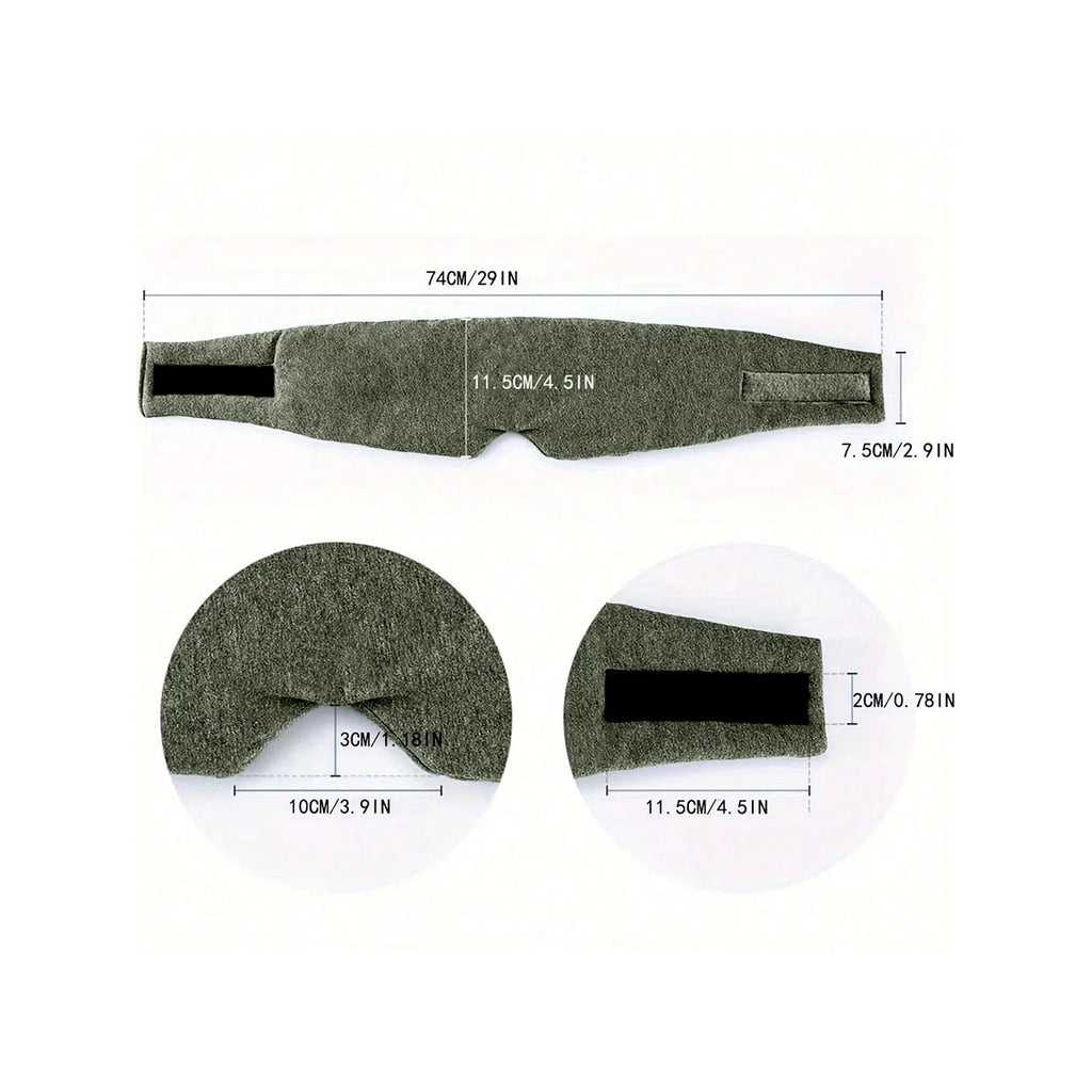 1pcs Sleeping Mask Breathable and Pressure-reducing Soft Portable Travel Mask Lunch Break Eye Cover
