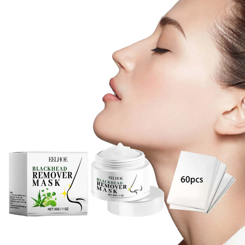 Blackhead Remover Nose Mask Deep Cleaning Shrink Pores Black Head Remove Stickers Peeling Black Head Strips Face Skin Care 60pcs