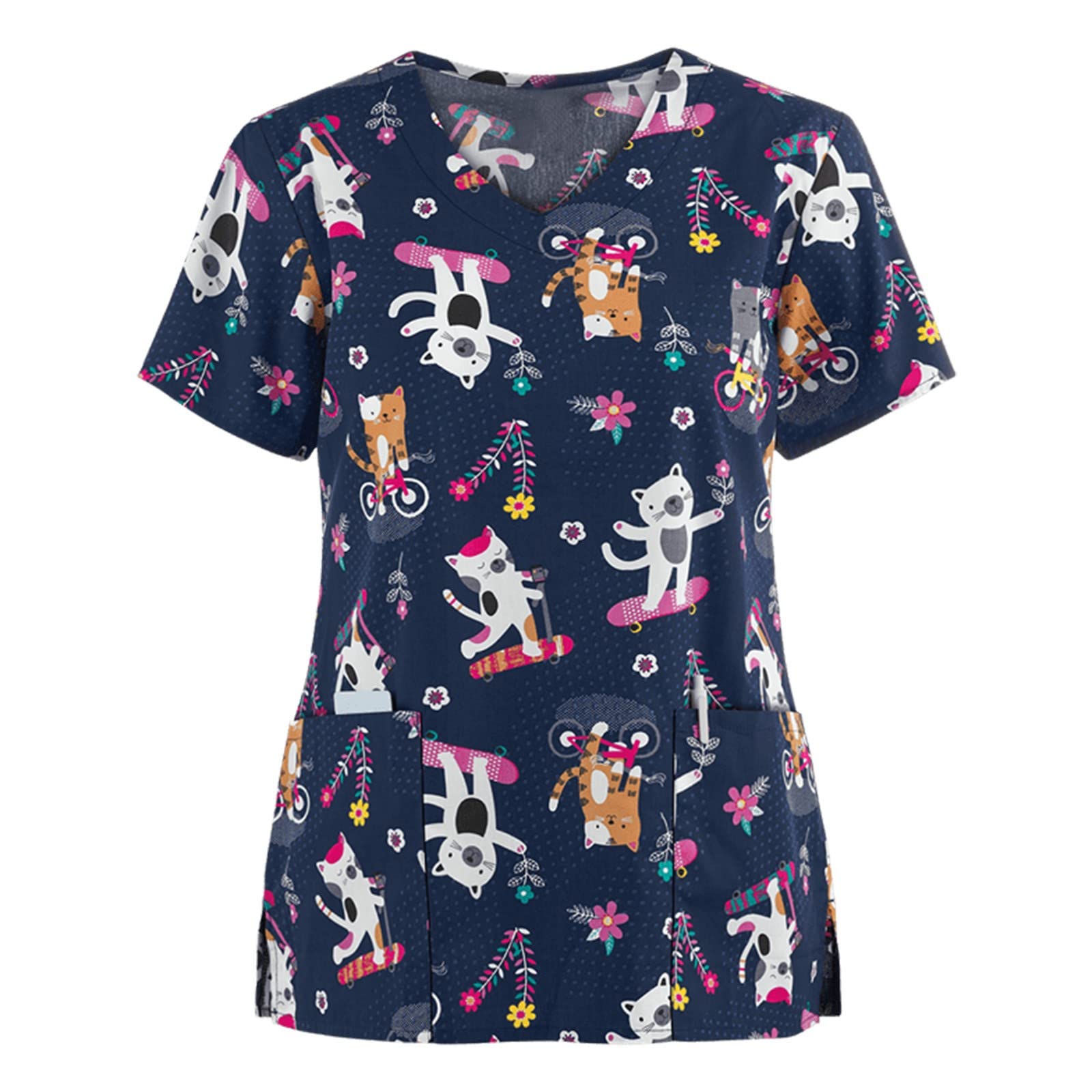Cute Scrub Tops for Women Scrub Uniforms for Women White Scrub Tops for Women Stretch Scrub Tops for Women