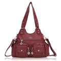 Angel Kiss Large Purses for Women Shoulder Handbags Hobo Bag for Women Red