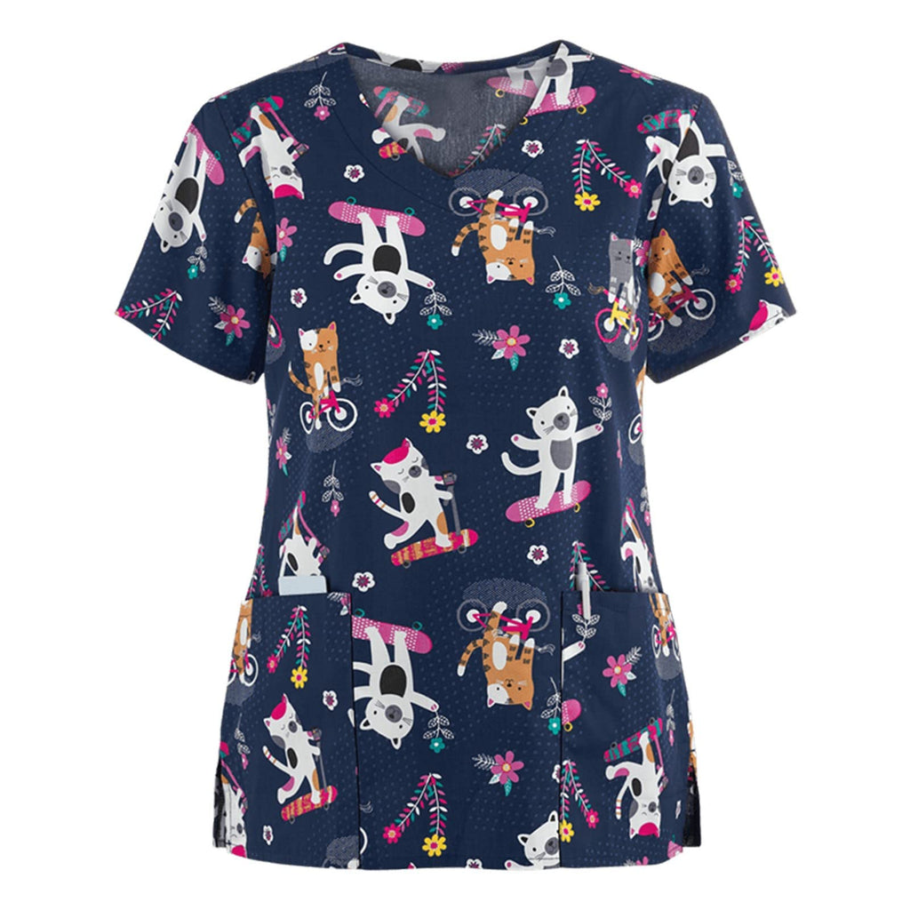 Cute Scrub Tops for Women Scrub Uniforms for Women White Scrub Tops for Women Stretch Scrub Tops for Women